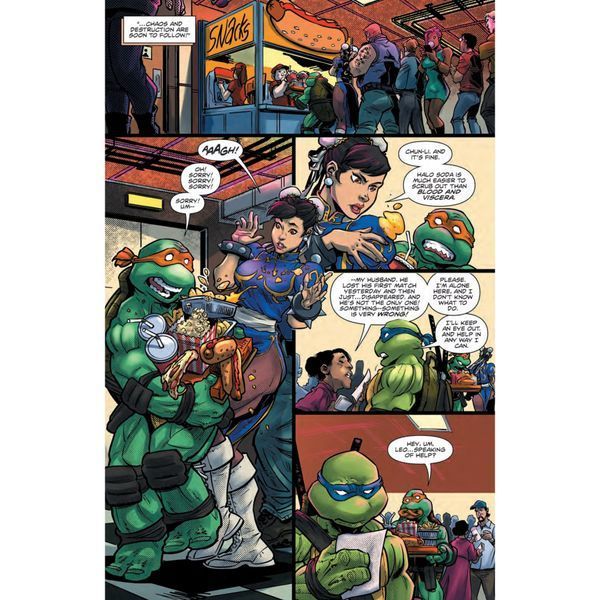 Teenage Mutant Ninja Turtles Vs. Street Fighter UAS1803 фото