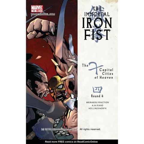 Immortal Iron Fist (2006-2009) #11 UAS1237 фото