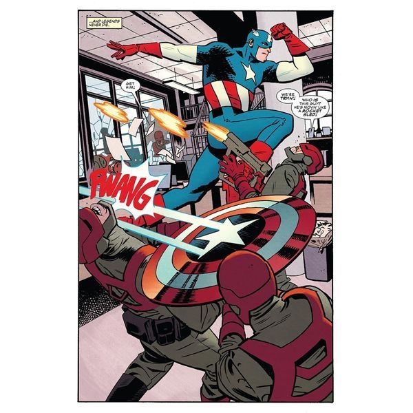 Captain America: Home Of The Brave by Waid & Samnee UAS1811 фото